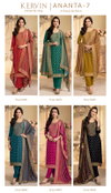 Ananta Vol 7 By Vinay Kervin Viscose Pashmina Dress Material Wholesale In India